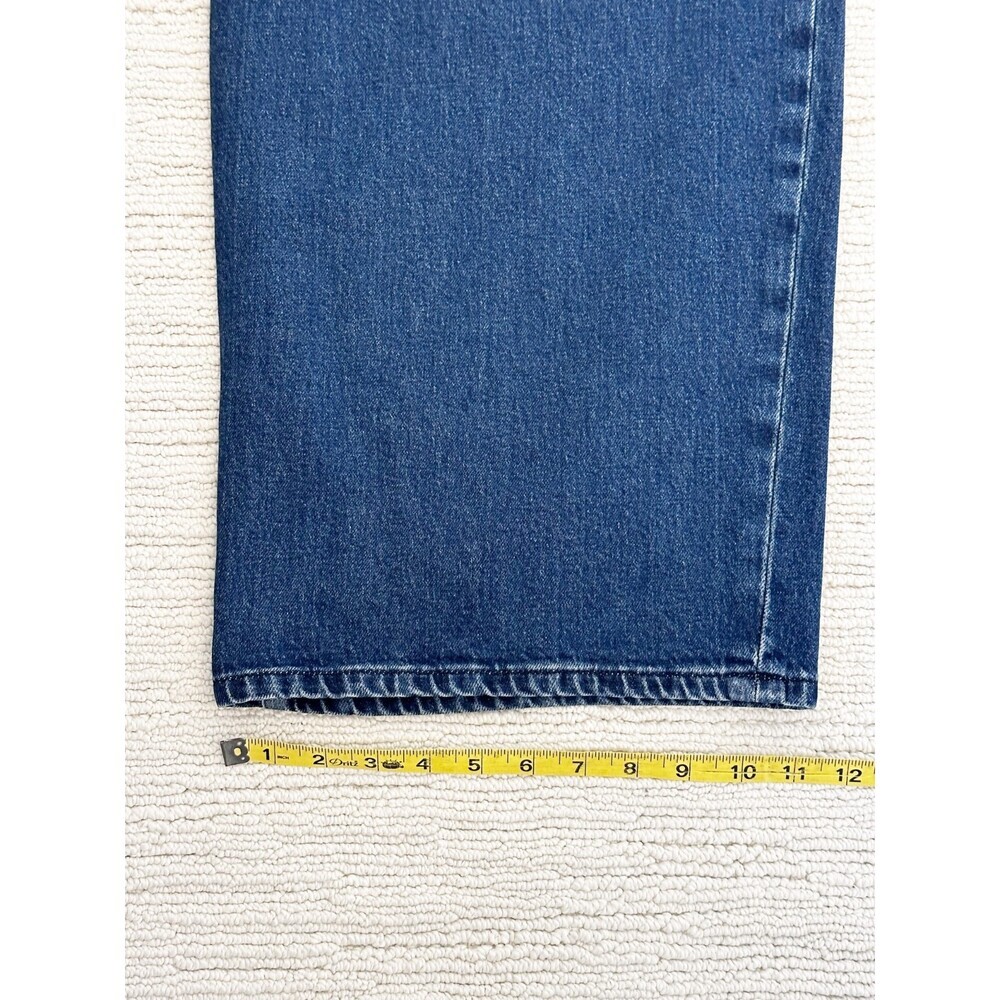 GOOD AMERICAN 90s Pleated Trouser 29 Blue Jeans Streetwear Academia Office Baggy - Picture 10 of 15